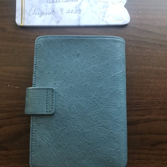 Van Der Spek A6 Nodex in French Denim Blue Ostrich - Picture 7 of 8